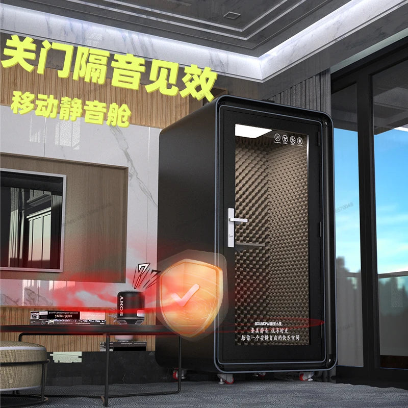 Soundproof room, household telephone booth, detachable mobile recording studio, soundproof live broadcast room, singing room, an