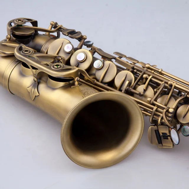 Source manufacturer Taishan professional alto Saxophone Eb Tone Dotted Antique Bronze Sax