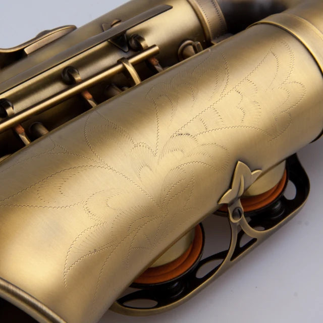 Source manufacturer Taishan professional alto Saxophone Eb Tone Dotted Antique Bronze Sax
