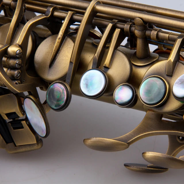 Source manufacturer Taishan professional alto Saxophone Eb Tone Dotted Antique Bronze Sax