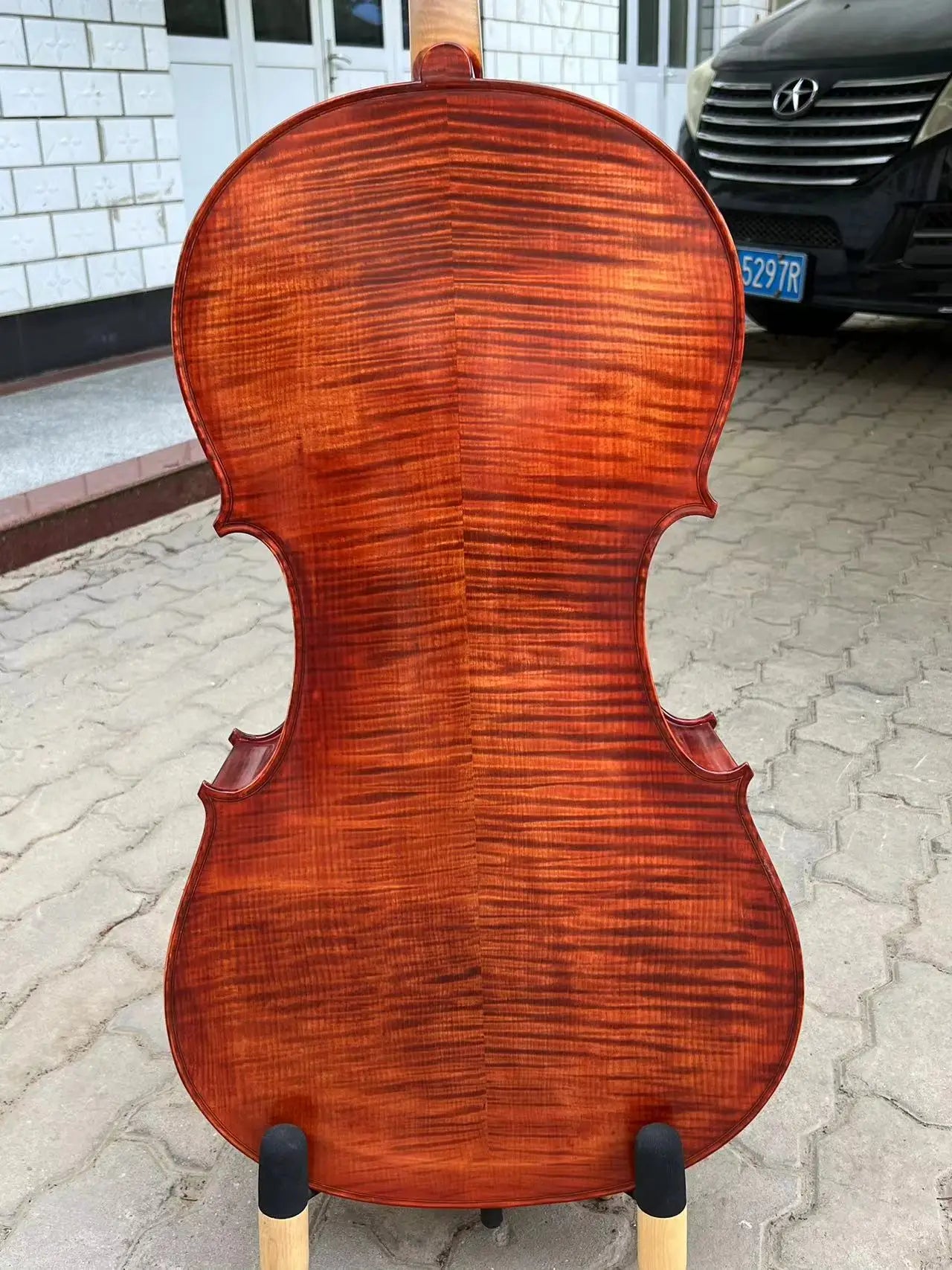 MMOOKA Special offer!Super value Baroque style SONG maestro 5 strings cello 4/4#15931