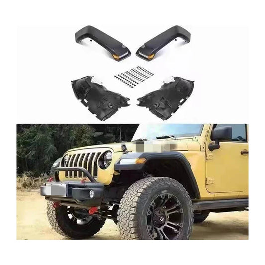 Spedking 2007-2017 Accessories Car Offroad 4x4 Auto High Top Front Fender Flares For Jeep Wrangler Jk