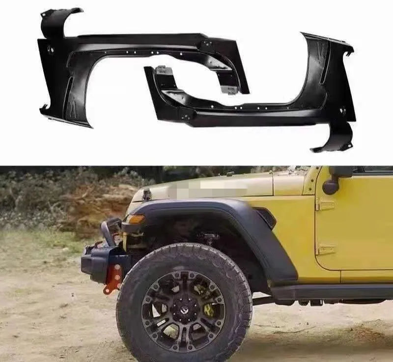 Spedking 2007-2017 Accessories Car Offroad 4x4 Auto High Top Front Fender Flares For Jeep Wrangler Jk