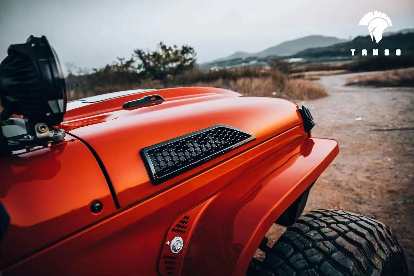 Spedking 2007-2017 Car Offroad 4x4 Auto Accessories Avenger Hood Bonnet for Jeep Wrangler JK