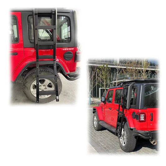 Spedking 2018+ 2/4 Door Accessories Aluminum Cargo Carrier Roof Rack For Wrangler JK JL