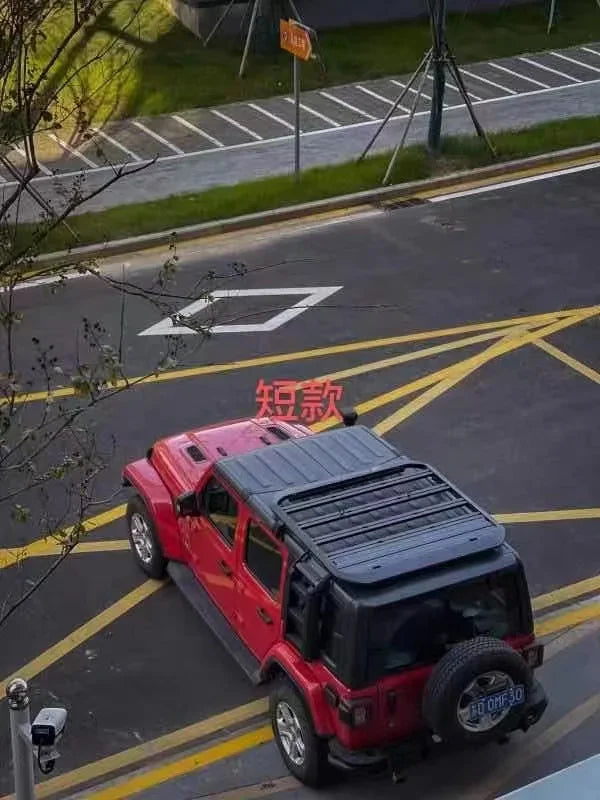 Spedking 2018+ 2/4 Door Accessories Aluminum Cargo Carrier Roof Rack For Wrangler JK JL