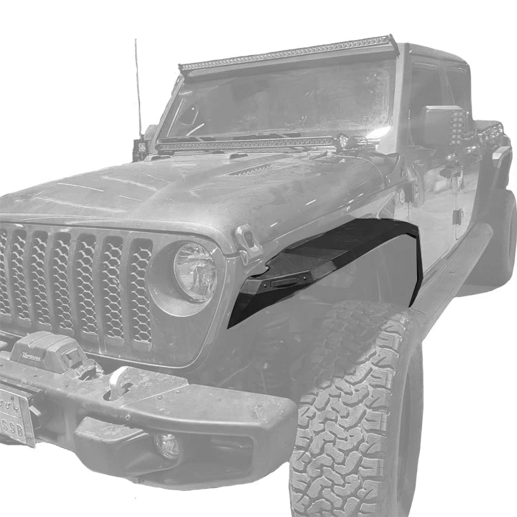 Spedking 2020 2021 2022 Car Offroad 4x4 Auto Accessories High Top Fender Flare for Jeep Gladiator JT