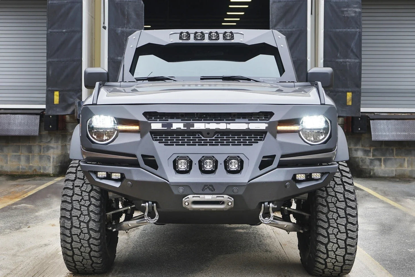 Spedking 4x4 auto accessories front bumper grill grumper Front & Rear Flares ViCowl for Bronco