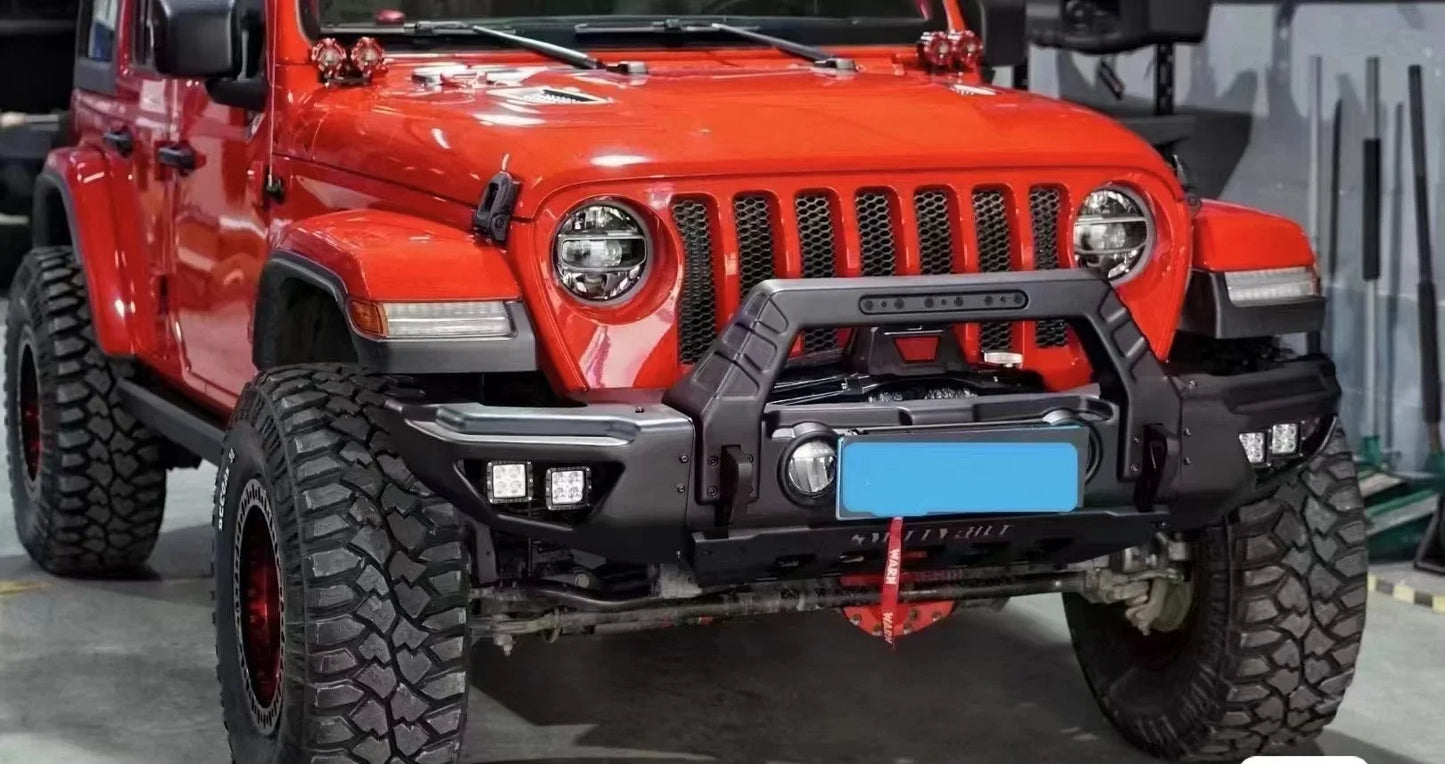 Spedking Auto body system 4x4 Auto Accessories SISAIKE front and rear bumper with Corner for Jeep Wrangler JT/JL