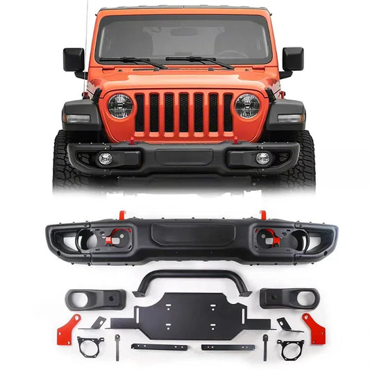 Spedking JL 2018 Car Offroad 4x4 Auto Accessories steel 10th anniversary front bumper for Jeep Wrangler