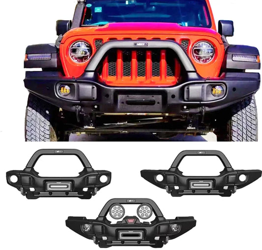 Spedking high quality Car Offroad 4x4 Auto Accessories front bumper for Jeep Wrangler JL