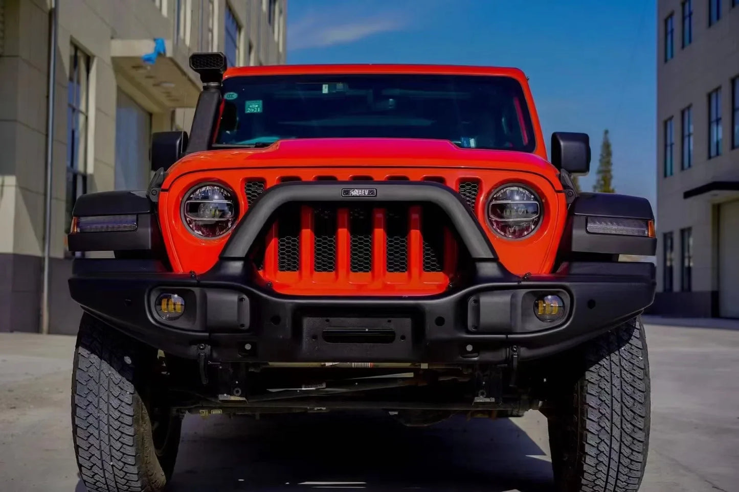 Spedking high quality Car Offroad 4x4 Auto Accessories front bumper for Jeep Wrangler JL
