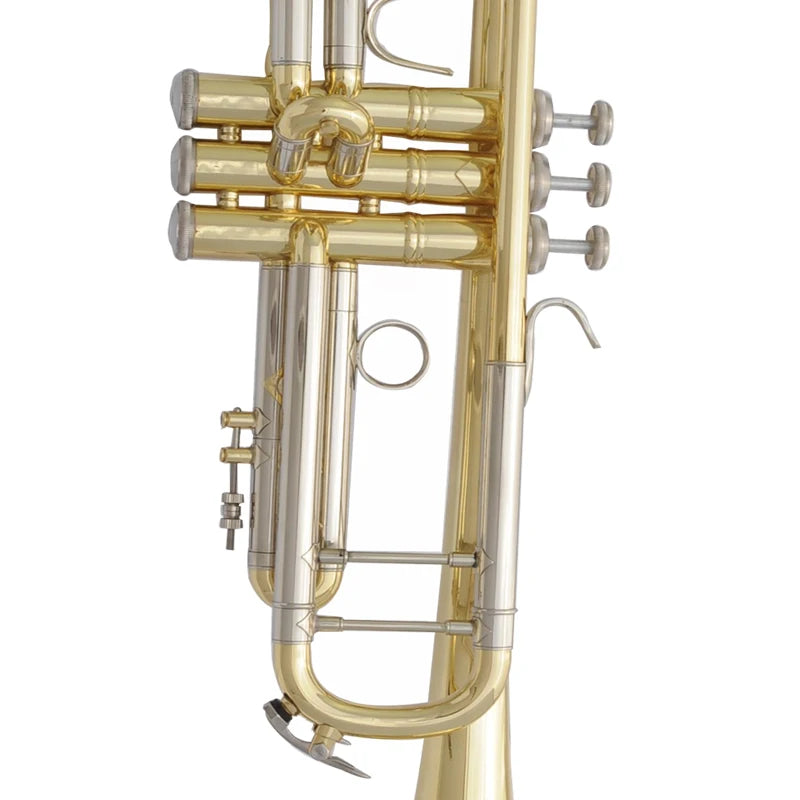Standard Professional Trumpet Bb Key Yellow Gold Body Brass