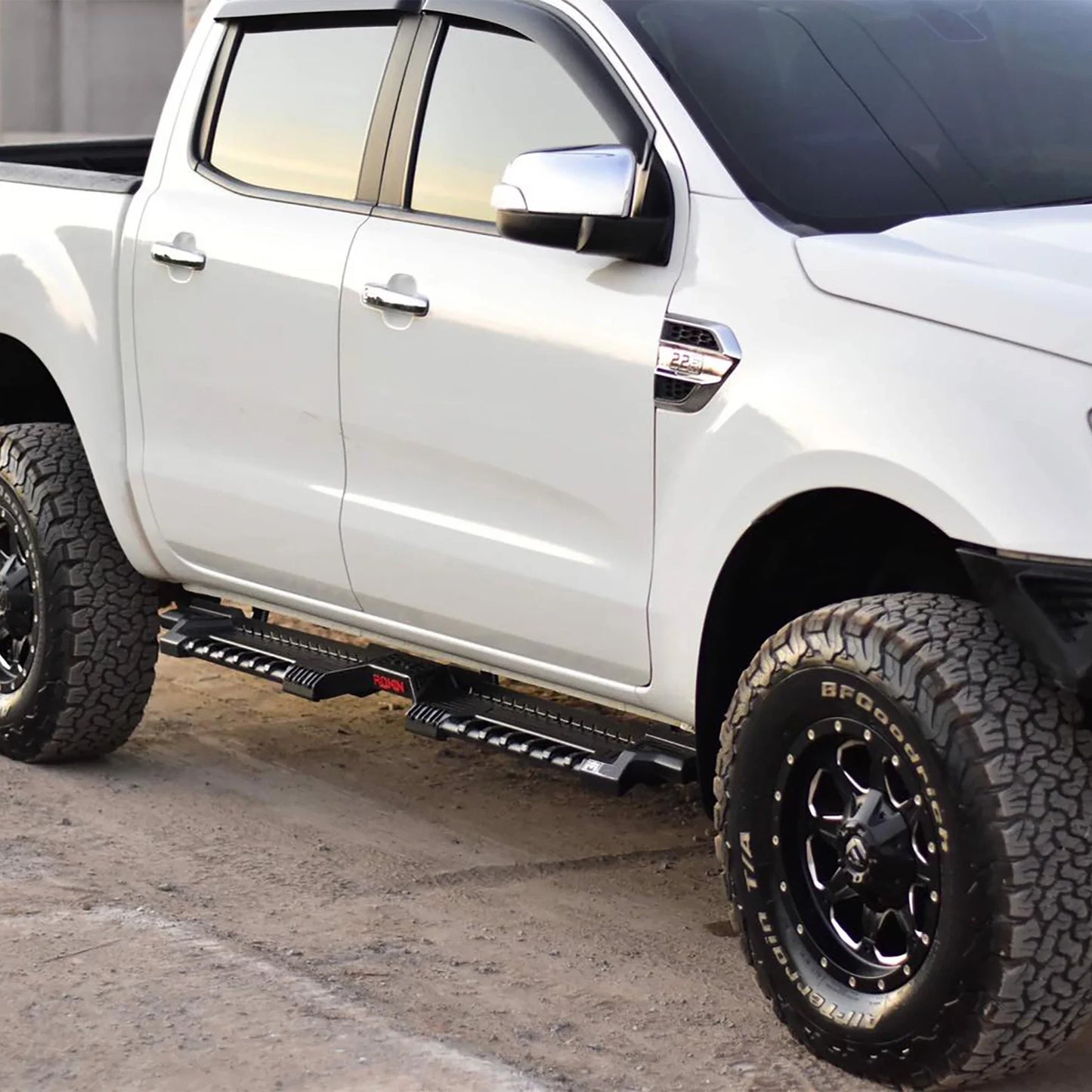 Steel material pickup side step OEM brand for Hilux Ford Ranger Raptor navara Dmax Triton 2021