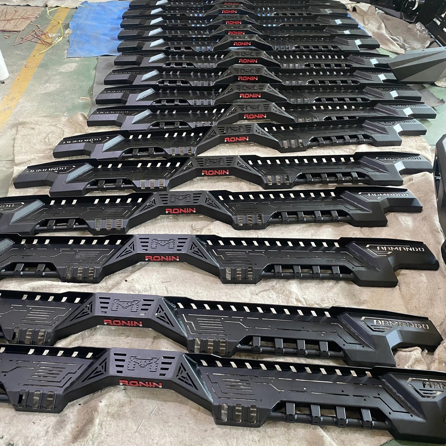 Steel material pickup side step OEM brand for Hilux Ford Ranger Raptor navara Dmax Triton 2021