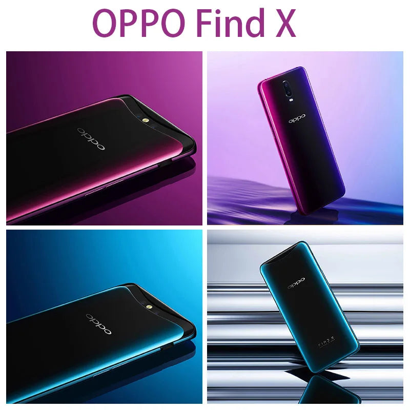 Stock New Original OPPO Find X LTE Smart phone Snapdragon 845 Full Screen 6.42" IPS 2340X1080 8GB RAM 256GB ROM 25.0MP Face ID
