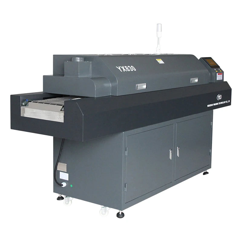 Stock in EU YX830 Customized Full Hot Air SMT Reflow Oven Soldering Equipment 8 Zones Lead Free for Led Pcb Production Welding