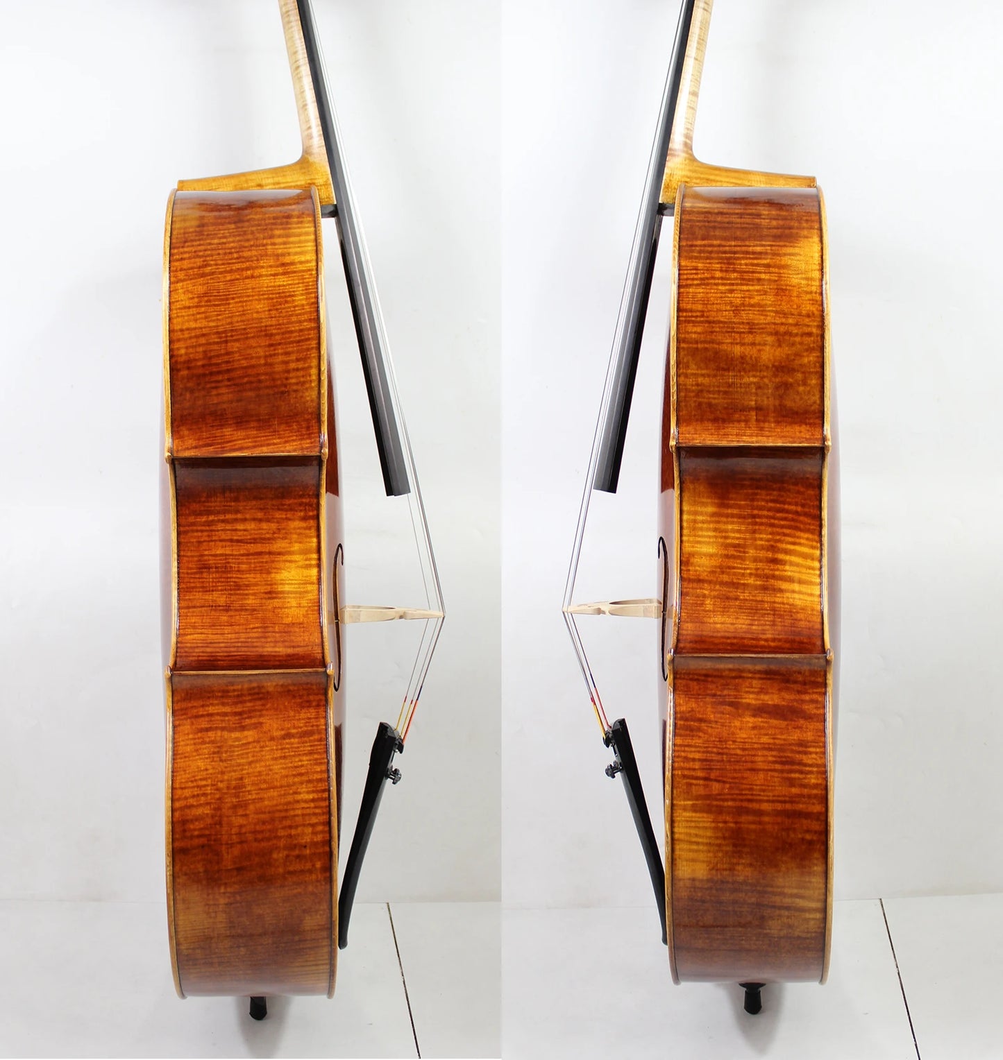 MMOOKA Stradivari 1712 Davidov Cello, Master Level, 4, 4 Antique Varnish for All European Wood