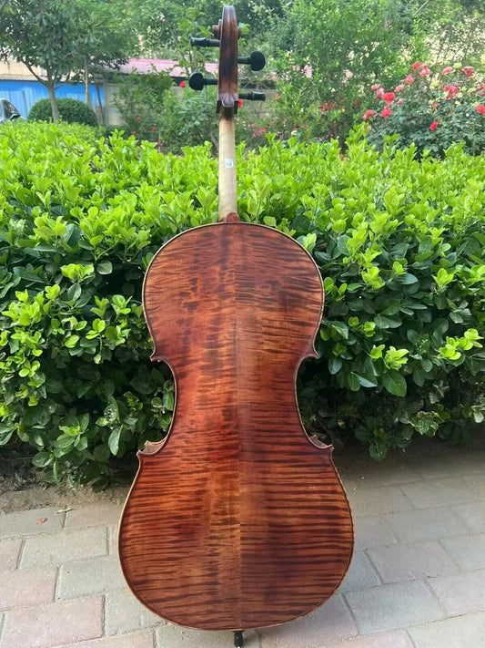 MMOOKA Stradivari SONG Brand Master 4/4 Cello,big Deep sound,Hand made Free bag #15386