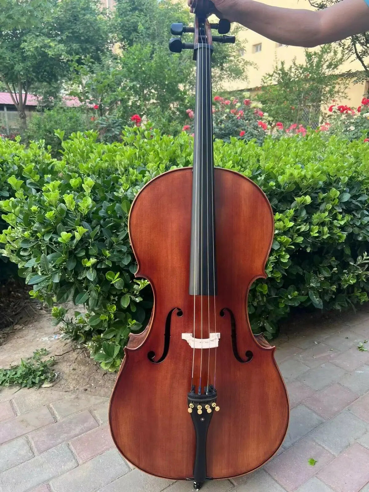 MMOOKA Stradivari SONG Brand Master 4/4 Cello,big Deep sound,Hand made Free bag #15386