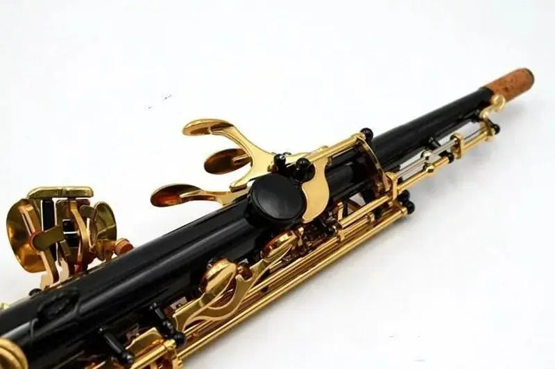 Straight Black Soprano Saxophone S-901B flat musical instruments professional-grade Free shipping