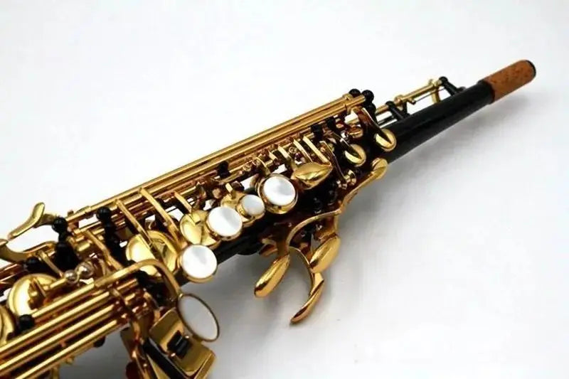 Straight Black Soprano Saxophone S-901B flat musical instruments professional-grade Free shipping