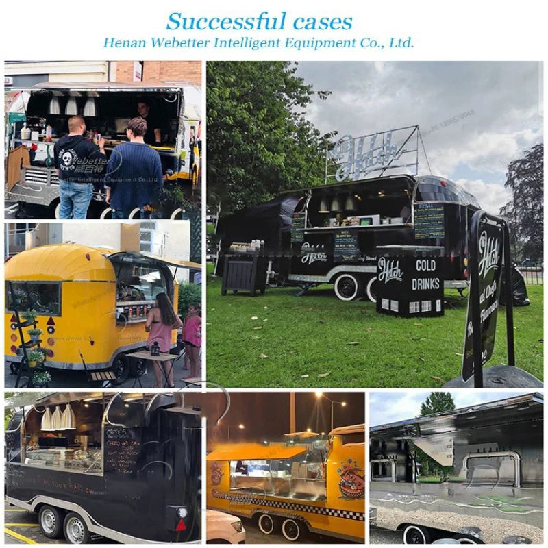 Street Vending Carts Small Camper Trailer For Sale