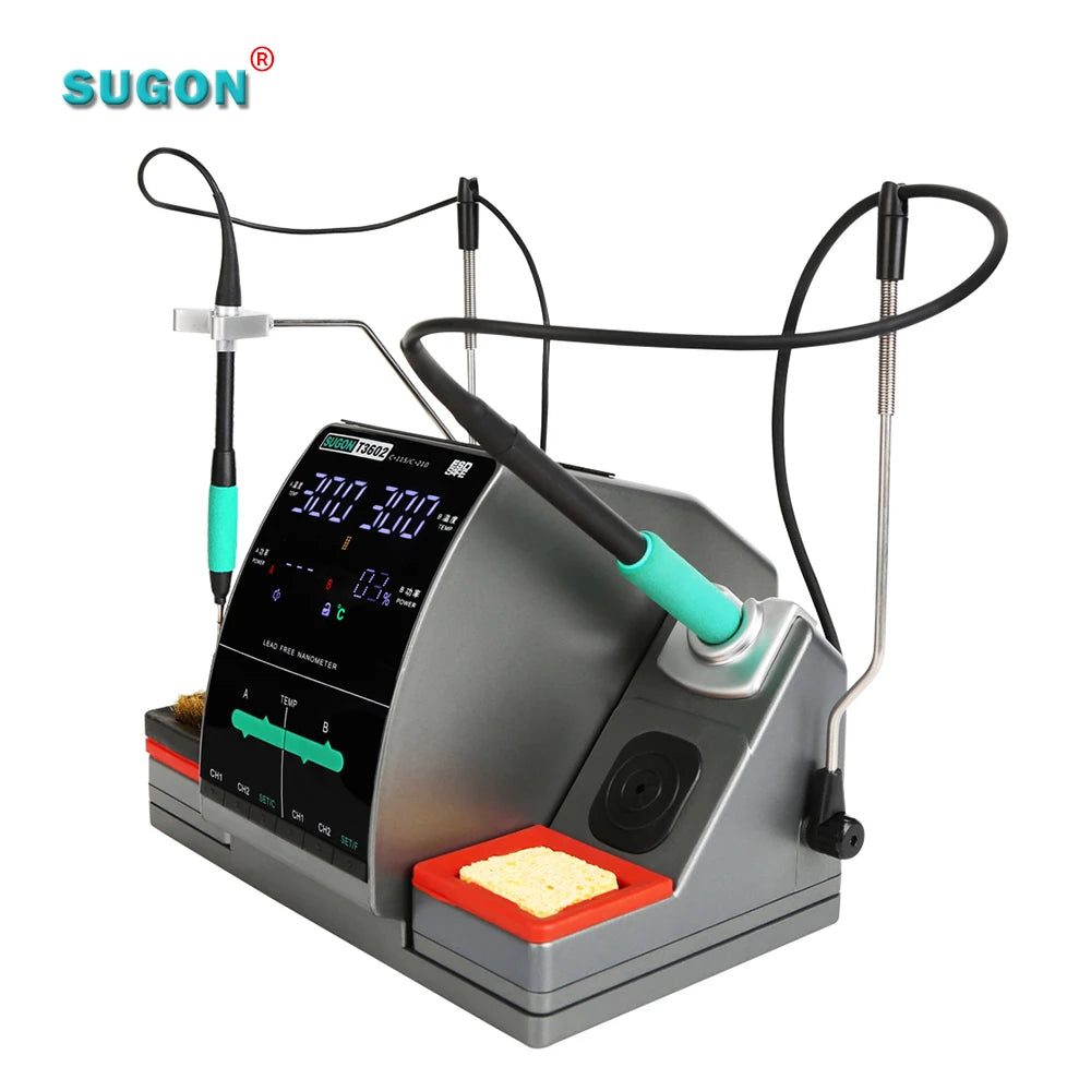 Sugon T3602 Heating Soldering Iron Preheating Station Other Welding Equipment 2 in 1 Rework