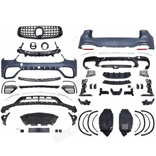 Suitable for  GLC Class 20-22 X253 upgraded AMG Large surround GLC63 front surround assembly tail lip tail throat