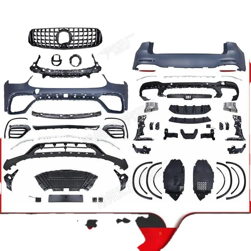 Suitable for  GLC Class 20-22 X253 upgraded AMG Large surround GLC63 front surround assembly tail lip tail throat
