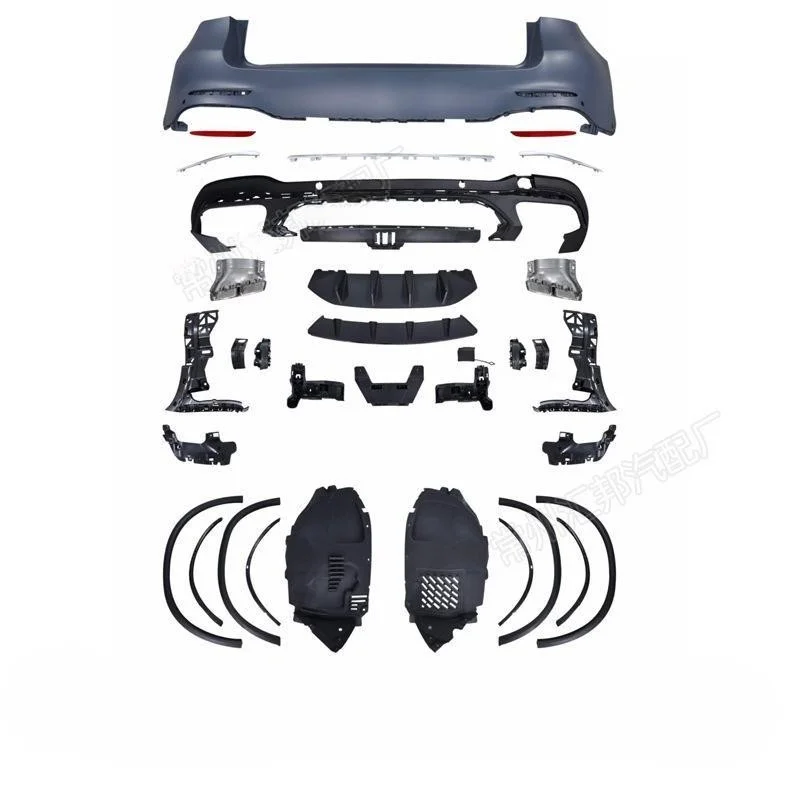 Suitable for  GLC Class 20-22 X253 upgraded AMG Large surround GLC63 front surround assembly tail lip tail throat