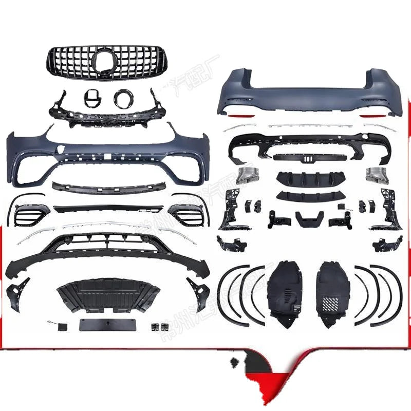 Suitable for  GLC Class 20-22 X253 upgraded AMG Large surround GLC63 front surround assembly tail lip tail throat