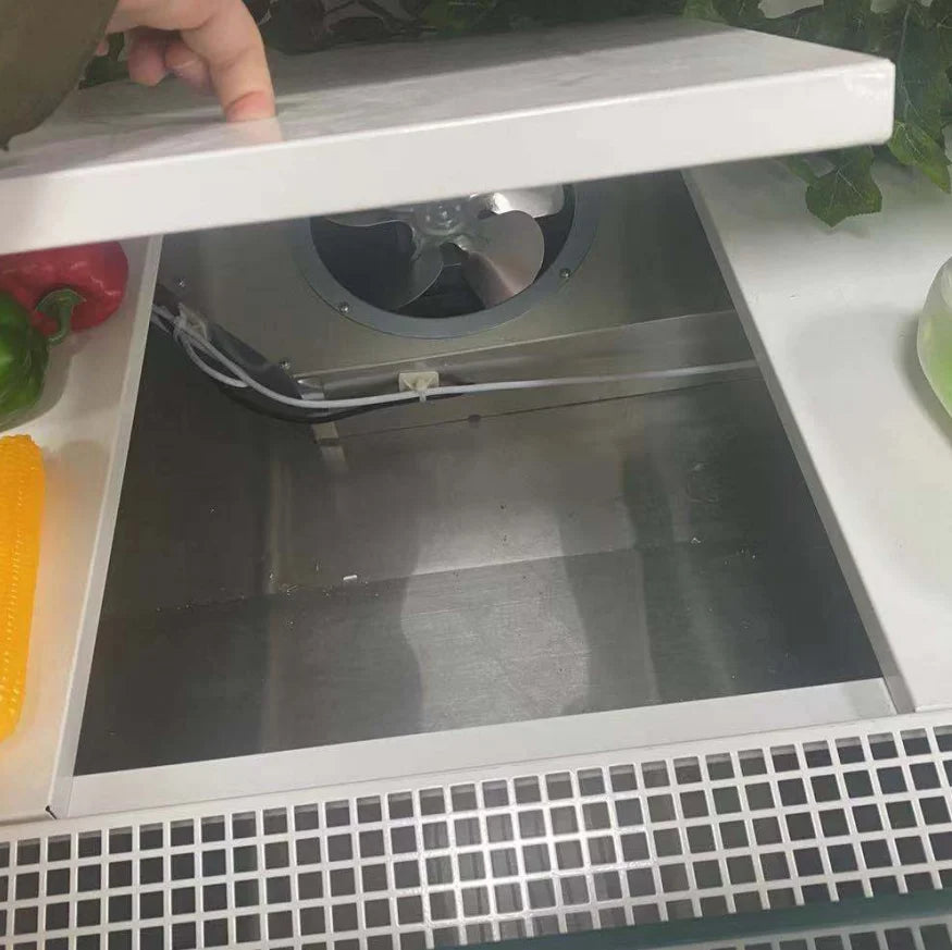 Supermarket Commercial Open Round Display Island Refrigerator