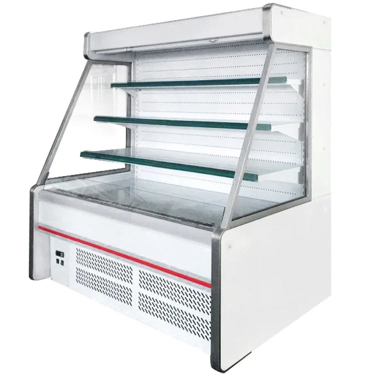 Supermarket Stand Refrigeration Equipment Meat Vegetable Chiller Refrigeration Display Cooler Equipment Refrigerating For Food
