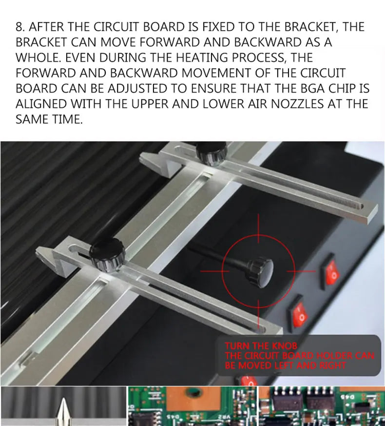 T6 Three-temperature Zone Welding Station High-performance Bga Rework Station Motherboard Repair Equipment