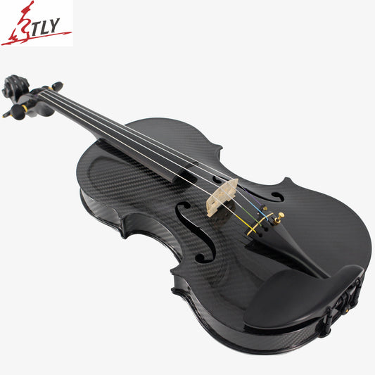 TLY high quality carbon fiber violin 4/4, with bow and case
