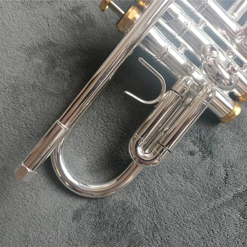 TOP Stradivarius LT197GS-77 Silver Trumpet Pipe Flat Instrument Brass Strudents