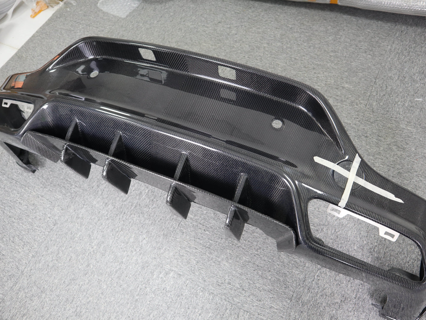 TOPCAR style carbon fiber car bumpers rear diffuser spoiler front lip for GLC COUPE wheel eyebrow for GLC