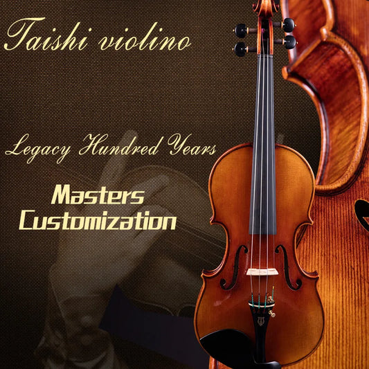 Taishi  Guarnieri 1743 violin Vocational level 4/4 Violino Strad Real Vocational level Melhor performance