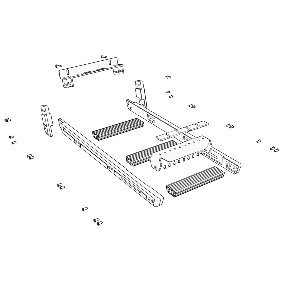 Tank Tuning Zubehör spezifisch Luftfahrt Aluminium legierung Dacht räger Zugang Leiter Kit hochfest leicht angepasst