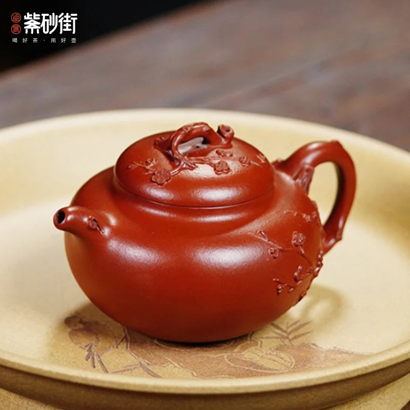 Tea Gas Stove Kettle 101ml Inclusive 200ml Inclusive Purple Clay 151 200ml Yes Handmade Big Red Pouch Teapots Tea Pots Wholesale