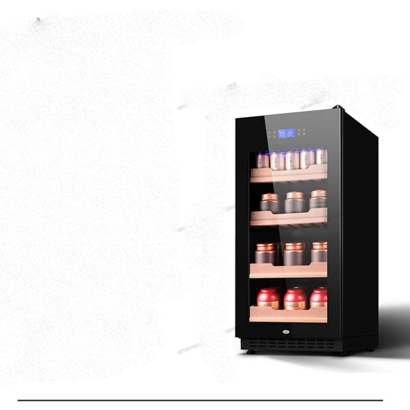 Tea refrigeration and preservation, constant temperature red wine cabinet, living room refrigerator, ice bar, home beverage, cig
