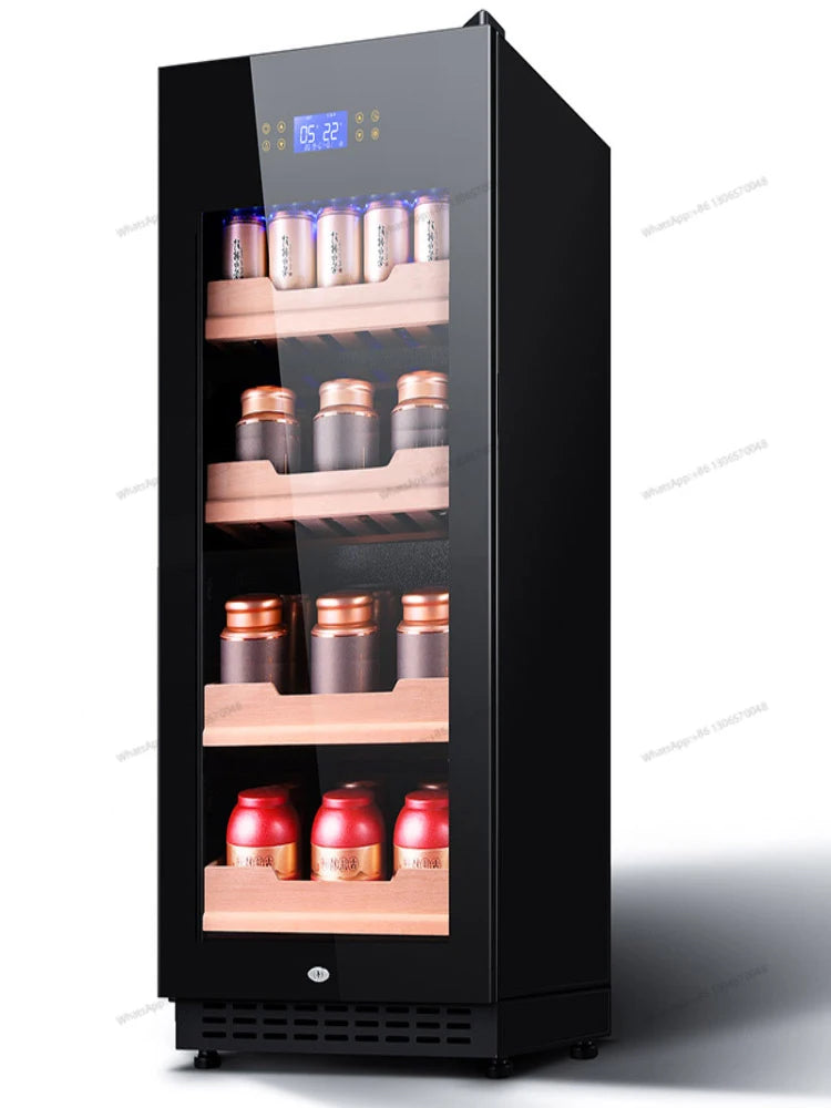 Tea refrigeration and preservation, constant temperature red wine cabinet, living room refrigerator, ice bar, home beverage, cig