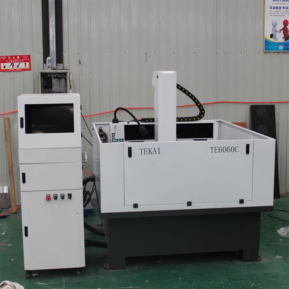 Tekai Good Quality Kit Engraver 6060 CNC Router Metal Milling Machine With Automatic Tool Changer