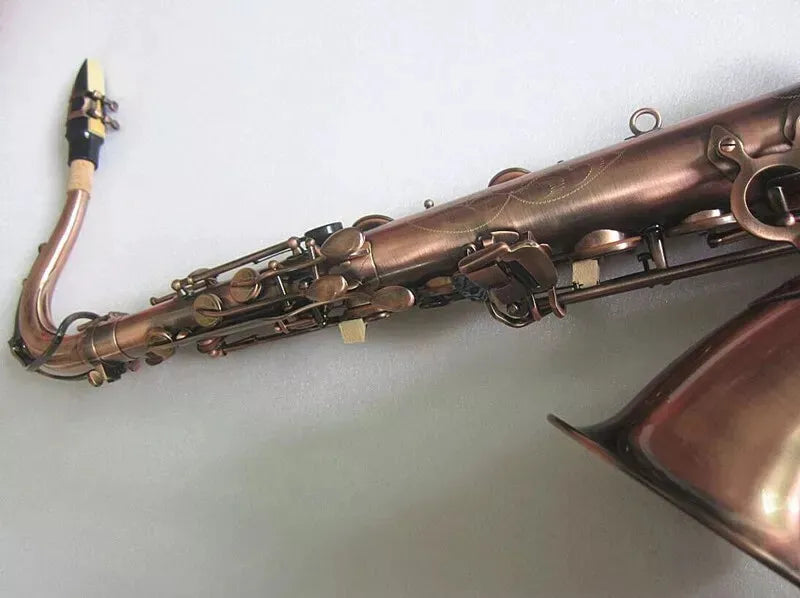 MMOOKA Tenor Sax, professional Musical Instruments Antique Copper Saxophone and case