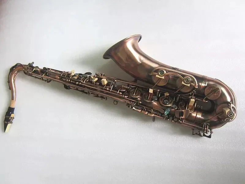 MMOOKA Tenor Sax, professional Musical Instruments Antique Copper Saxophone and case