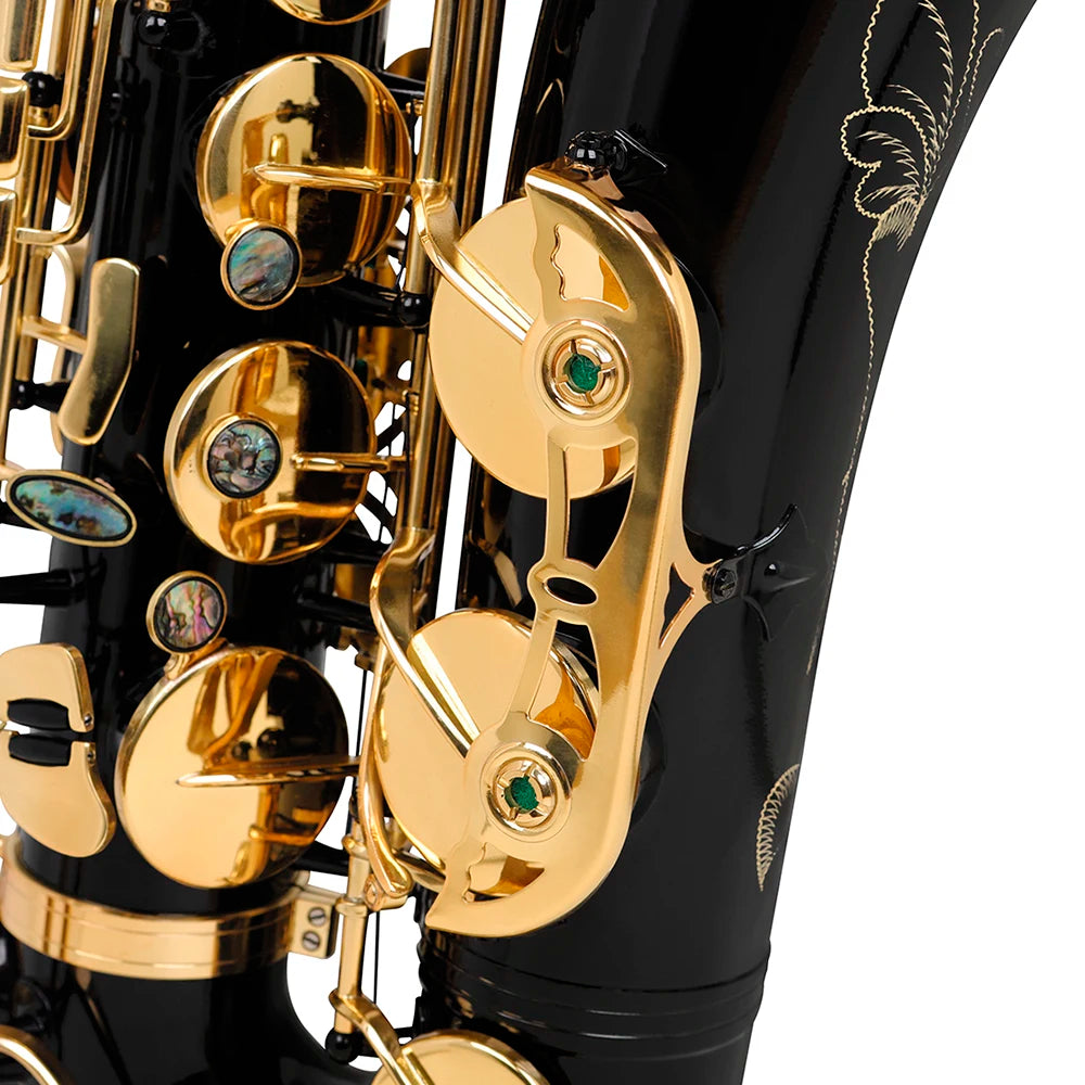 Tenor Saxophone Bb Professional Woodwind Instrument High-quality Brass Gold Paint Eb E Flat Tenor Saxophone and Its Accessories