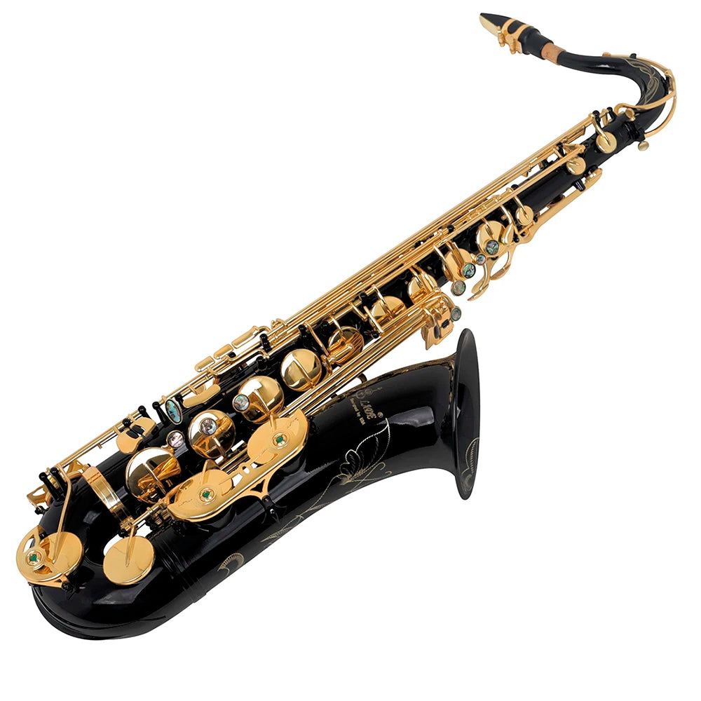 Tenor Saxophone Bb Professional Woodwind Instrument High-quality Brass Gold Paint Eb E Flat Tenor Saxophone and Its Accessories