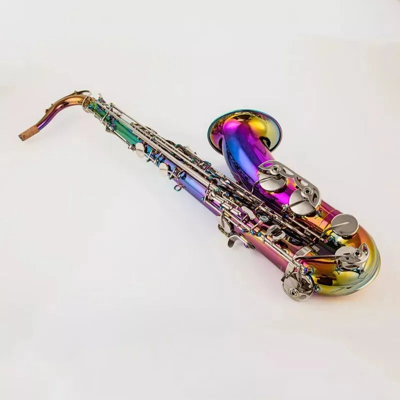 MMOOKA Tenor Saxophone, Bb Tune lacquered Dazzling colour sax With Case