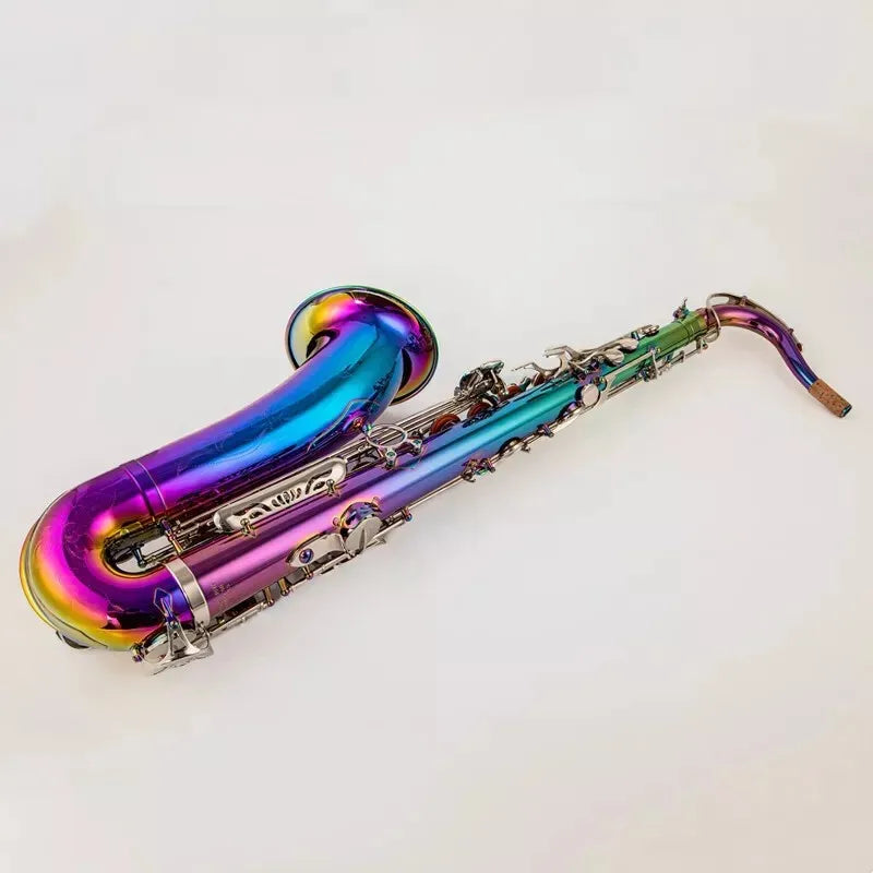 MMOOKA Tenor Saxophone, Bb Tune lacquered Dazzling colour sax With Case
